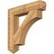Ekena Millwork Westlake Arts & Crafts Rough Sawn Bracket, Western Red Cedar, 6"W x 34"D x 34"H BKT06X34X34WTL03RWR - alternate 1